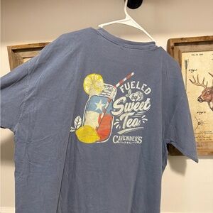 Cavenders Comfort Colors Blue Sweet Tea Graphic Tee